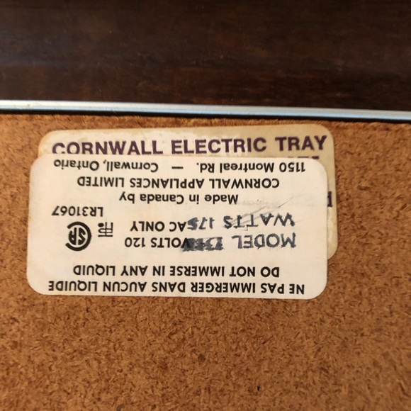 70's Cornwall Glass Warming Trivet - Serveware - Electric Hotplate - Hot Plate - Picture 4 of 13